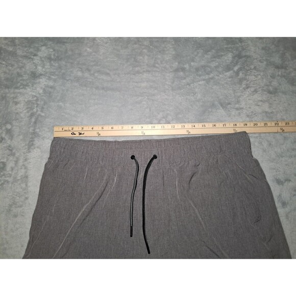 Eddie Bauer Shorts Tech Woven Pull On Mens 2X Gray Drawstring Comfy - Picture 5 of 9
